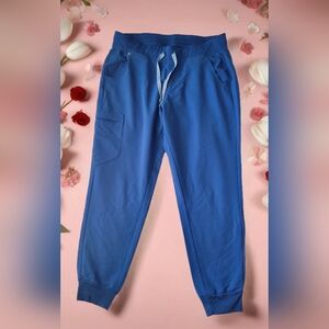 Figs Zamora Joggers Sz L Royal Blue